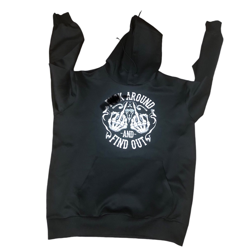 F… Around and Find Out Hoodie Black M